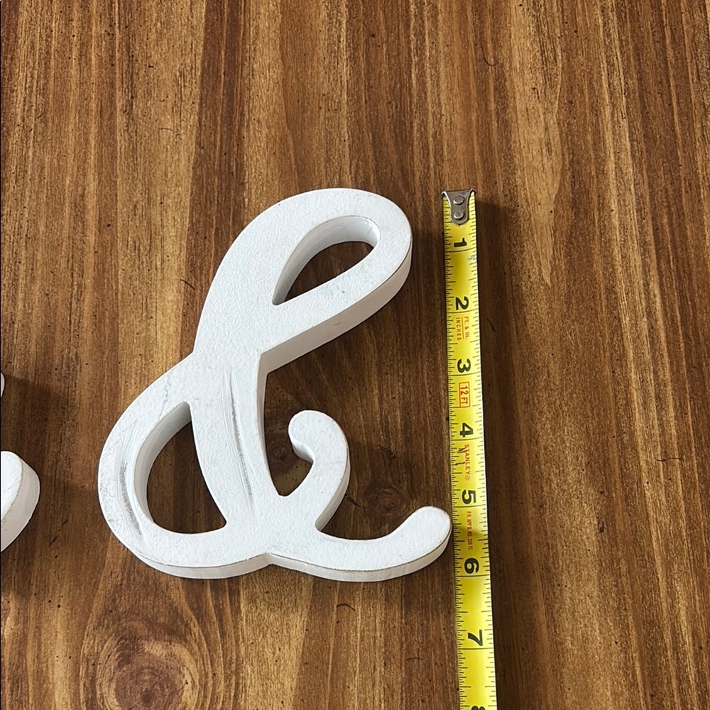 White Decorative 'Mr & Mrs' Sign - Picture 3 of 4